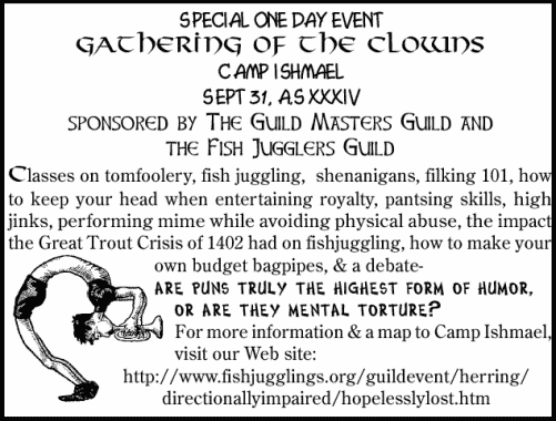 Event Announcement: Gathering of the Clowns